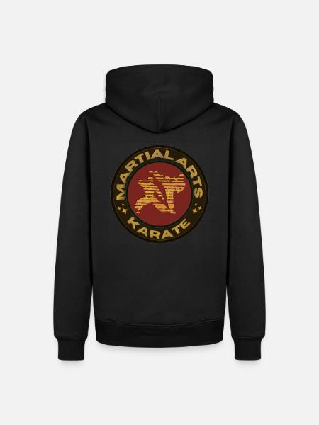 Karate Martial Arts - Men’s Premium Organic Hoodie - black