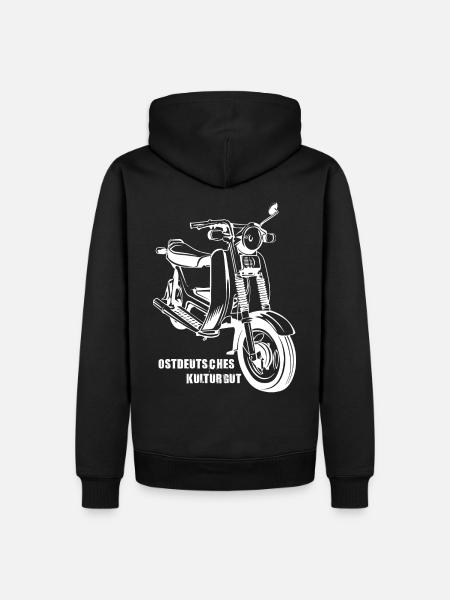 Simson Roller SR50 - VEB Ostdeutsches Kulturgut - Männer Premium Bio Hoodie - Schwarz