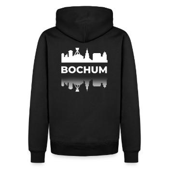 bochum Ruhrgebiet Ruhrpott charbon villes allemandes - Sweat à capuche Premium bio Homme - noir - Dos - Nico (187cm)