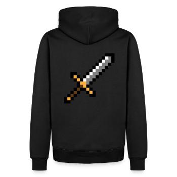 Cadeau de jeu d'ordinateur Geer Nerd 8Bit Geek - Sweat à capuche Premium bio Homme - noir - Dos - Nico (187cm)