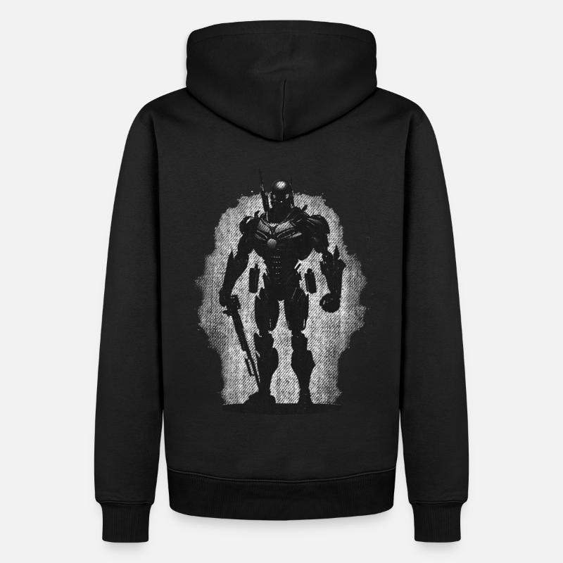 Robot tueur Robot tueur - Sweat à capuche Premium bio Homme - noir