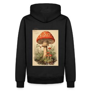 Write me, Darling - Männer Premium Bio Hoodie - Schwarz - Hinten - Nico (187cm)