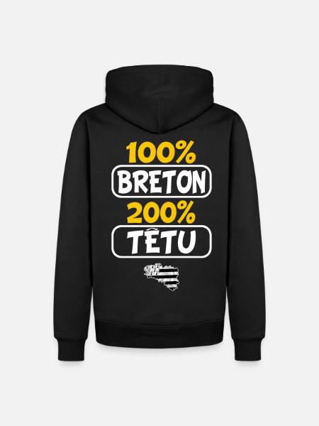 Breton stubborn - Men’s Premium Organic Hoodie - black