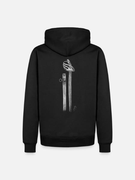 Saber - Men’s Premium Organic Hoodie - black