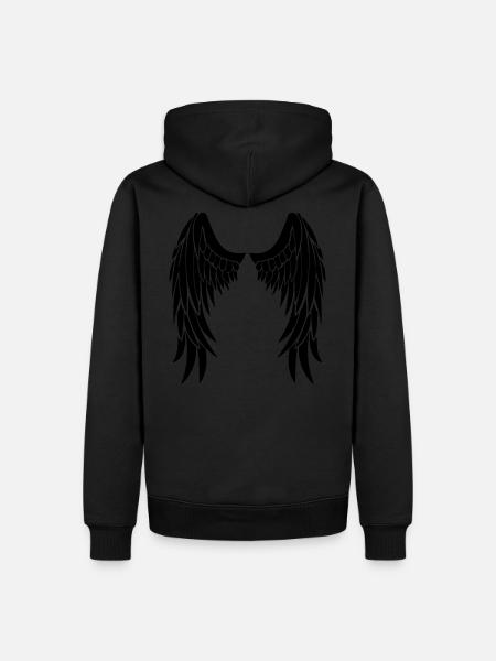 ailes d'anges - Sweat à capuche Premium bio Homme -