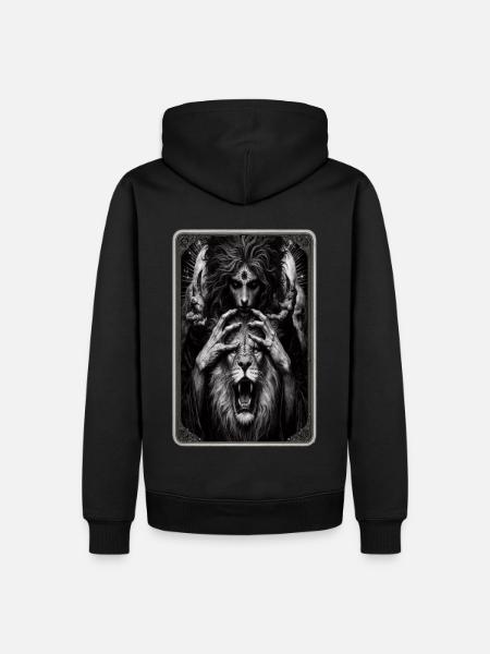 Tarot Power Card - Men’s Premium Organic Hoodie - black