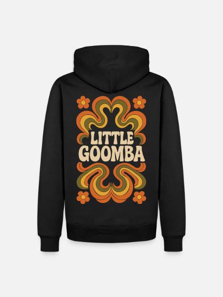 LITTLE GOOMBA - Männer Premium Bio Hoodie - Schwarz