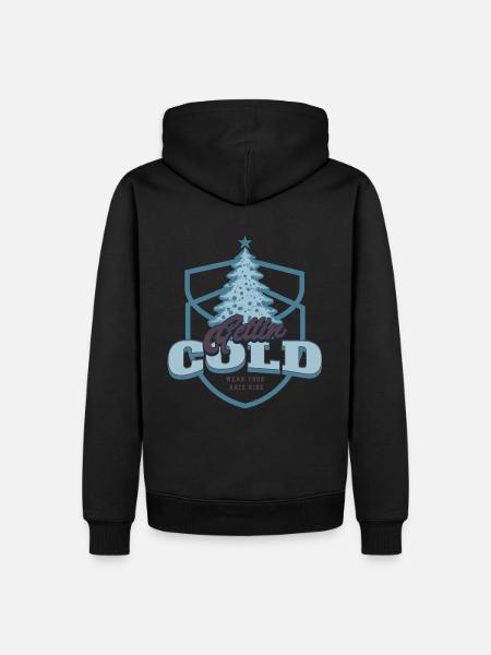 Stylish into Winter - Men’s Premium Organic Hoodie - black