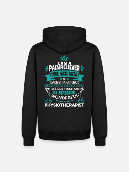 Physiotherapist - Männer Premium Bio Hoodie - Schwarz