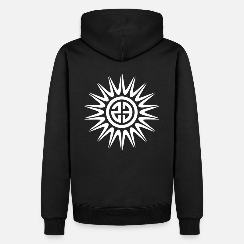 tekno sun 23 - Männer Premium Bio Hoodie - Schwarz