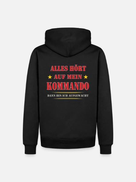 MY COMMAND - Men’s Premium Organic Hoodie - black
