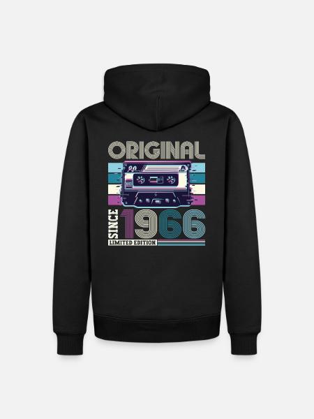 Original 1966 56. Geburtstag Geschenk Herren - Ekologisk premiumluvtröja herr - svart