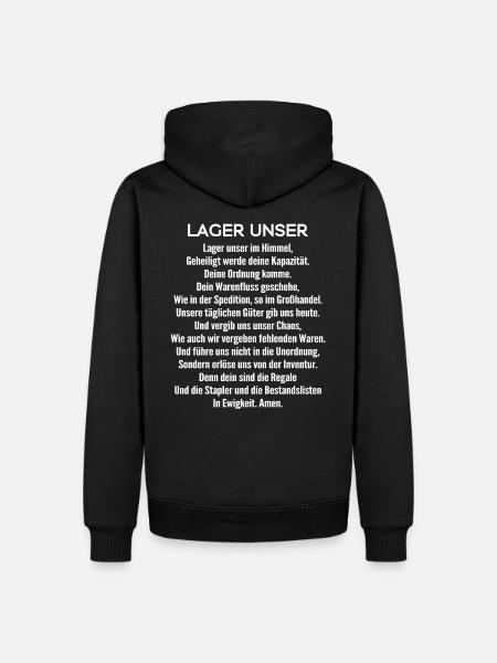 Fachkraft für Lagerlogistik/Lagerarbeiter/Lager - Männer Premium Bio Hoodie - Schwarz