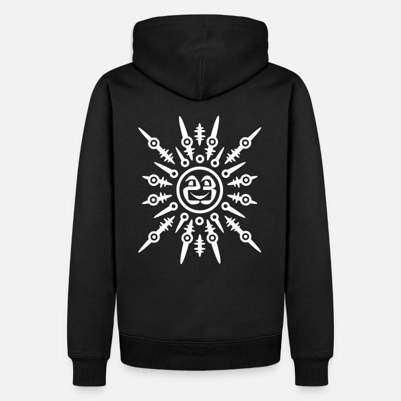 sourire 23 tekno - Sweat à capuche Premium bio Homme - noir