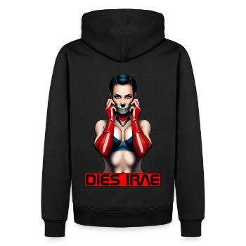 Heretic Woman - Sweat à capuche Premium bio Homme - noir - Dos - Nico (187cm)