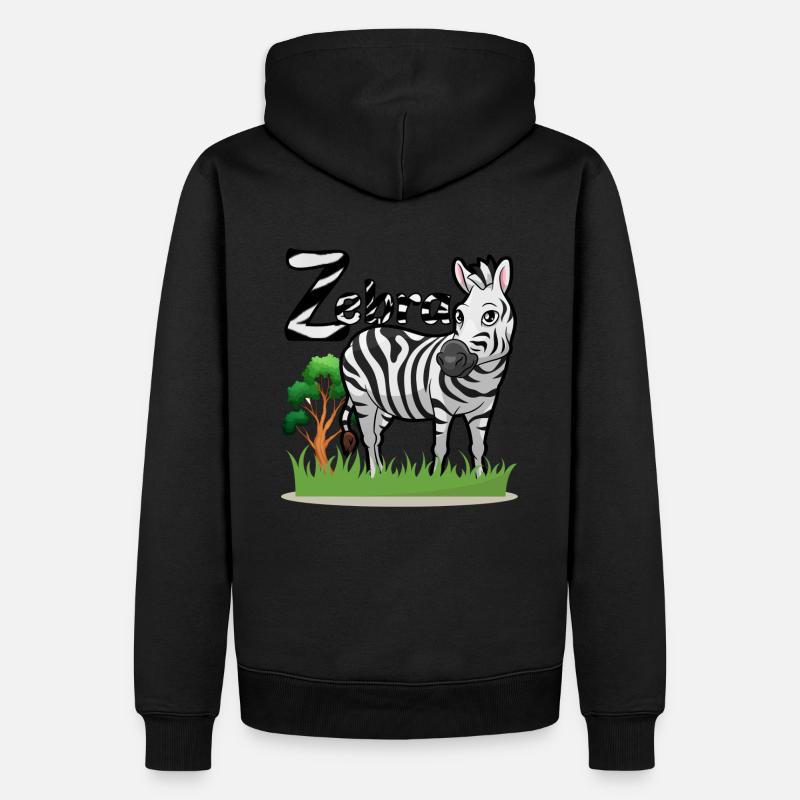 Zebra - Männer Premium Bio Hoodie - undefined