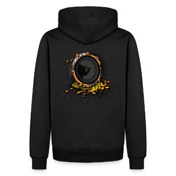 Speaker Graffiti 2 DJ - Men’s Premium Organic Hoodie - black - Back - Nico (187cm)
