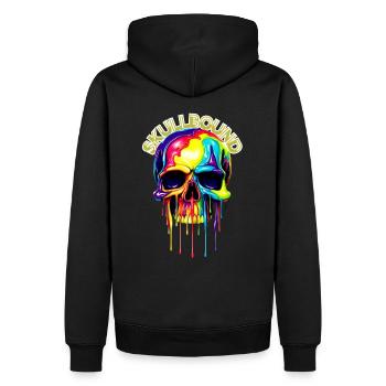 Skullbound - Männer Premium Bio Hoodie - Schwarz - Hinten - Nico (187cm)
