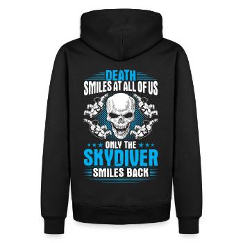 Skydiver Skydiver - Men’s Premium Organic Hoodie - black - Back - Nico (187cm)