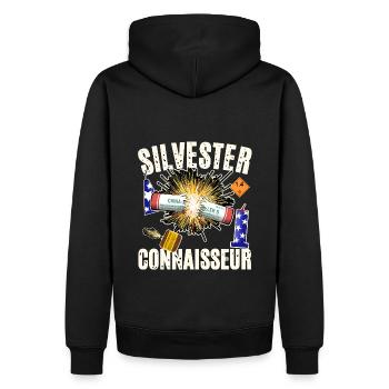 Pyro Connoisseur - Sweat à capuche Premium bio Homme - noir - Dos - Nico (187cm)