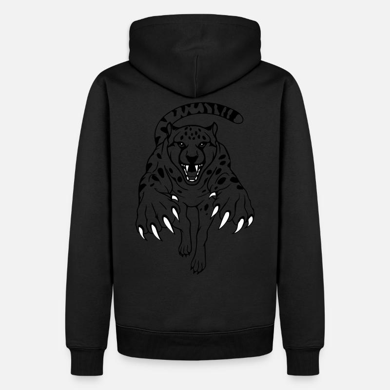 Springender Gepard - Männer Premium Bio Hoodie - undefined