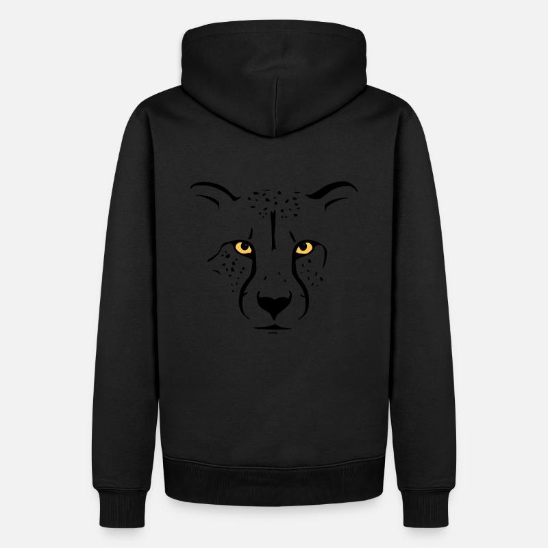 Contour de guépard - Sweat à capuche Premium bio Homme - undefined