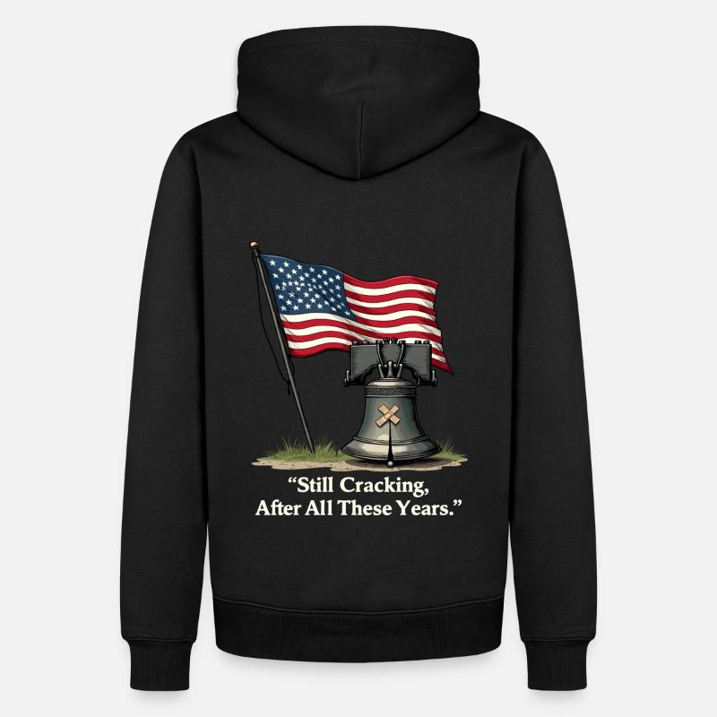 Cloche de la Liberté - Sweat à capuche Premium bio Homme - noir