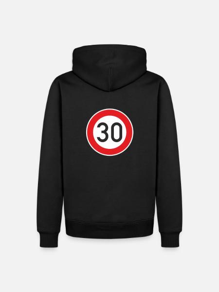 30th birthday - Men’s Premium Organic Hoodie - black