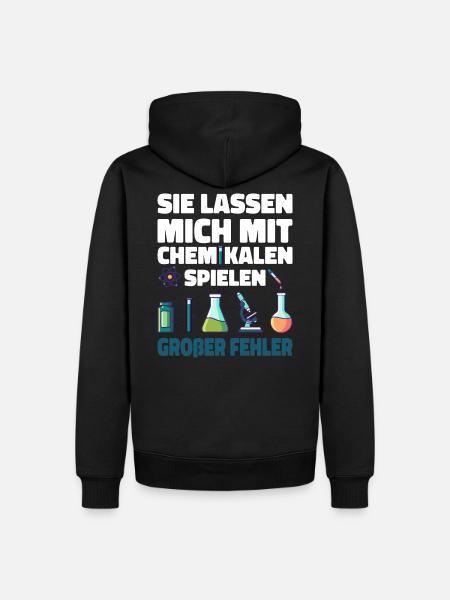 Chemiker Geschenk - Männer Premium Bio Hoodie - Schwarz