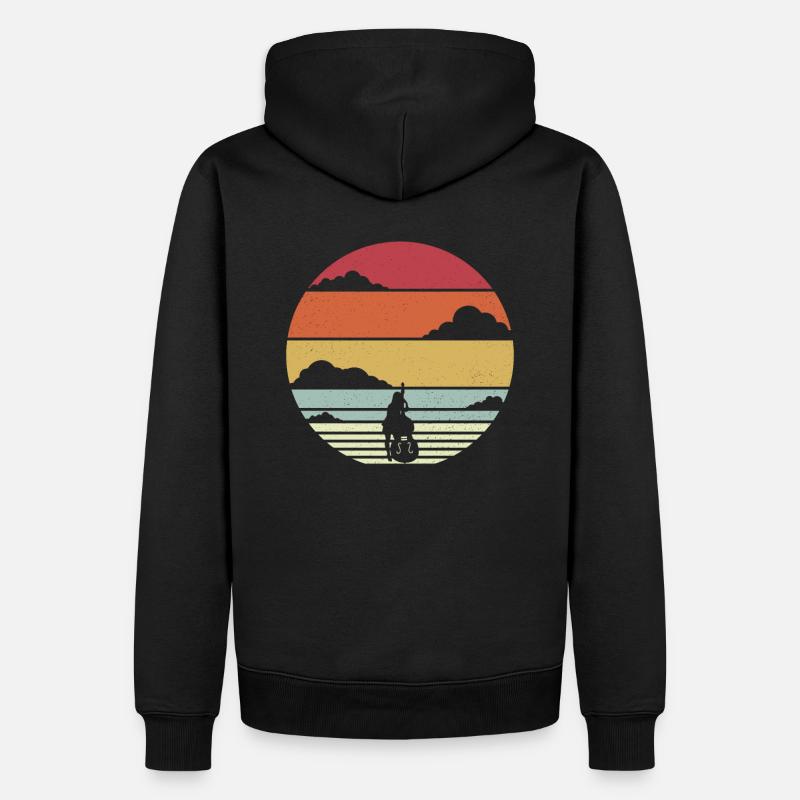 Violoncelle de violoncelle rétro violoncelle - Sweat à capuche Premium bio Homme - noir
