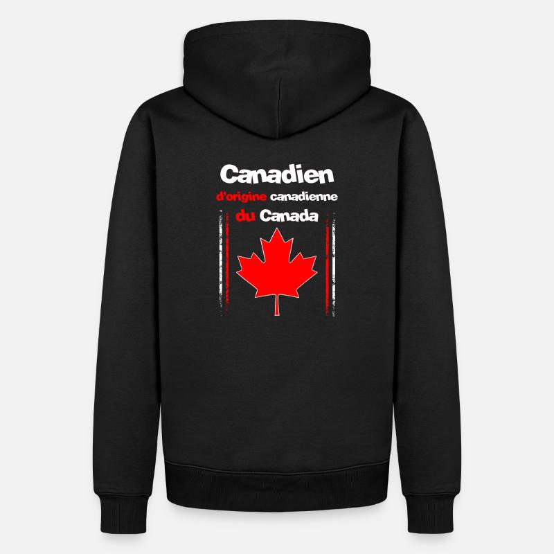 Cadeau pour Canadien du Canada - Sweat à capuche Premium bio Homme - noir