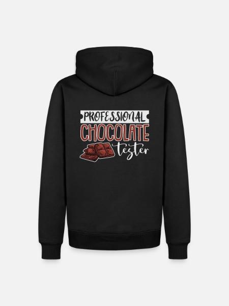 Chocolate Chocolate SweetCandy Chocolate Table - Men’s Premium Organic Hoodie - black