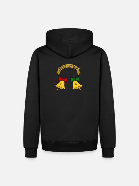Ring my bell - Men’s Premium Organic Hoodie - black