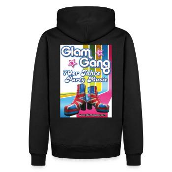 Glam Gang Band Munich - Fanshirt - Sweat à capuche Premium bio Homme - noir - Dos - Nico (187cm)