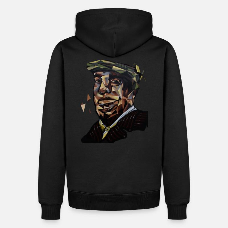 Pablo Neruda - Sweat à capuche Premium bio Homme - noir