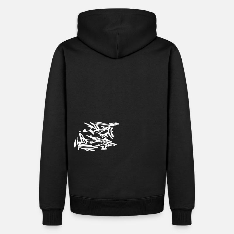 project1 - Männer Premium Bio Hoodie - Schwarz