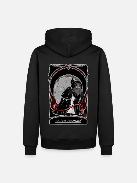Father Fouettard - folklore Alsace (France) - Men’s Premium Organic Hoodie - black