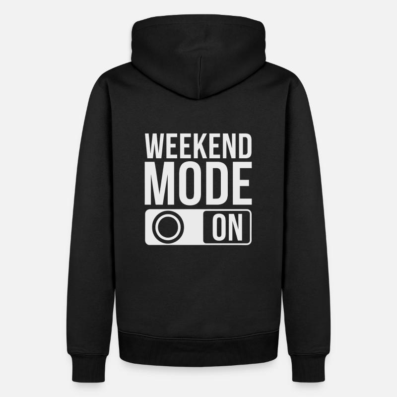 Mode week-end activé - Sweat à capuche Premium bio Homme - noir