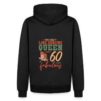 Cette reine de la danse en ligne rend 60 fabuleux - Sweat à capuche Premium bio Homme - noir - Dos - Nico (187cm)