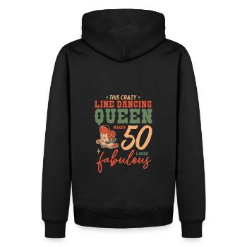 Cette reine de la danse en ligne rend 50 fabuleux - Sweat à capuche Premium bio Homme - noir - Dos - Nico (187cm)