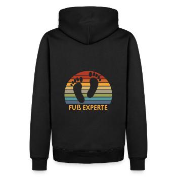 Podologe Fußpflege Pediküre Podologie Geschenke - Männer Premium Bio Hoodie - Schwarz - Hinten - Nico (187cm)