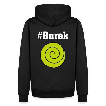 burek - Sweat à capuche Premium bio Homme - noir - Dos - Nico (187cm)