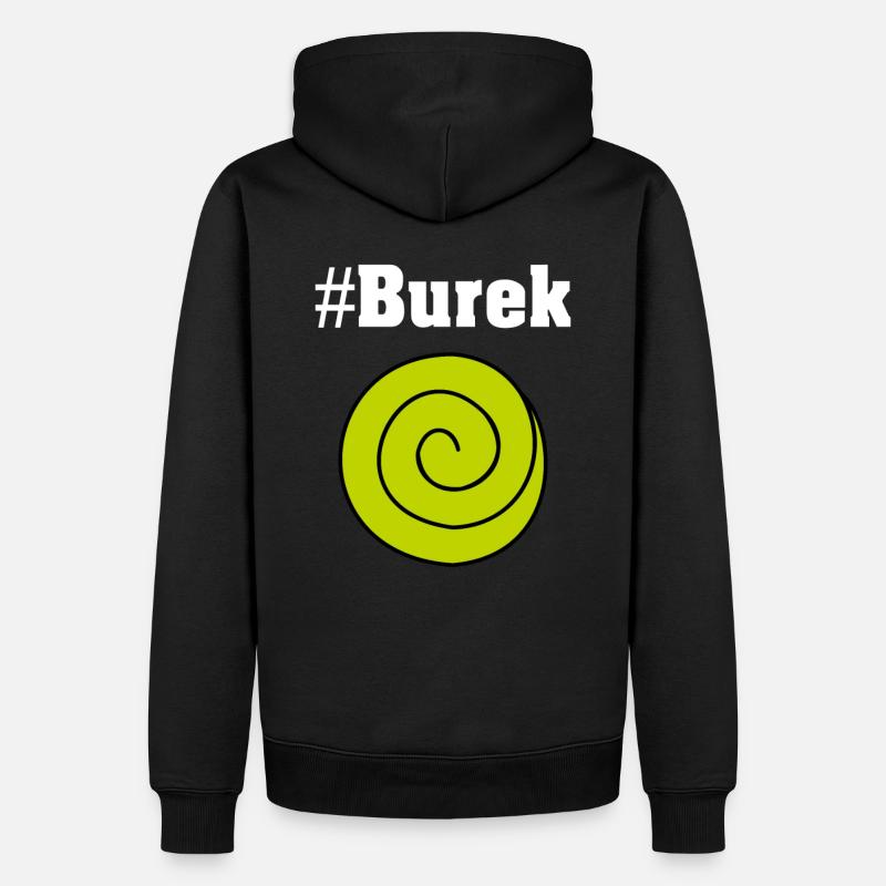 burek - Männer Premium Bio Hoodie - Schwarz