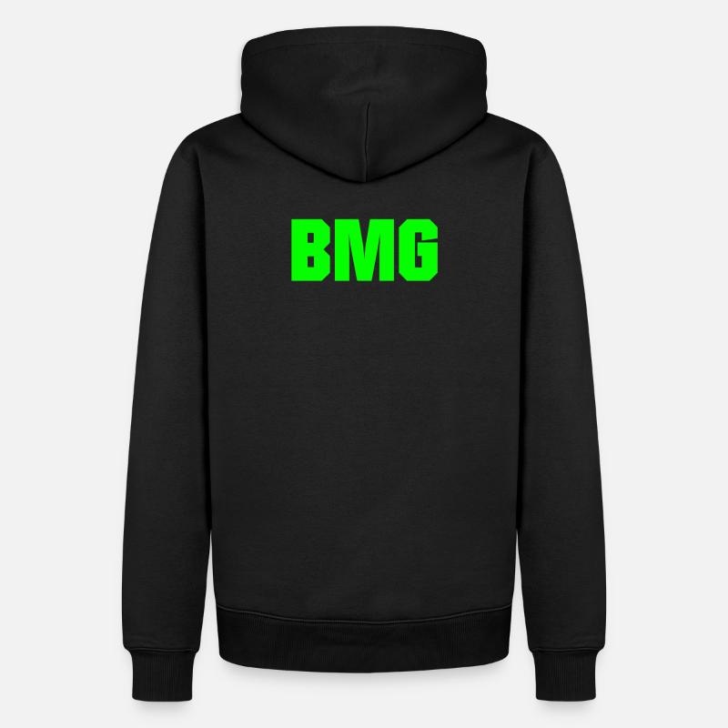 BMG 10 - Männer Premium Bio Hoodie - Schwarz