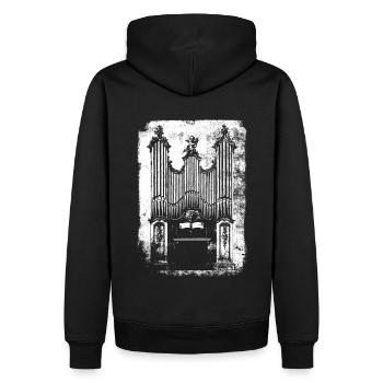 Orgel Organist Kirchenorgel - Männer Premium Bio Hoodie - Schwarz - Hinten - Nico (187cm)