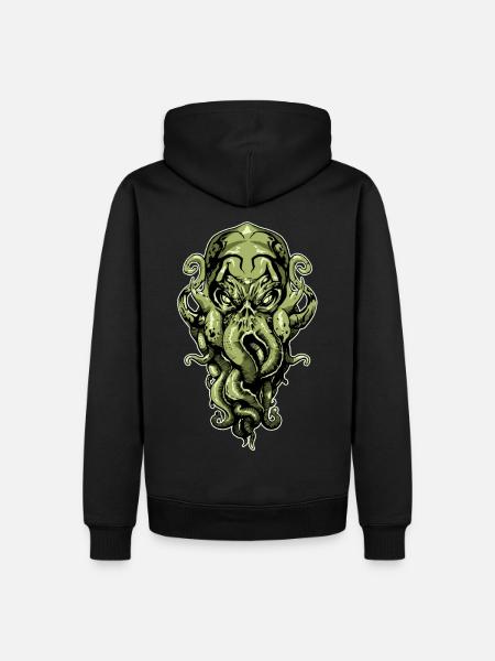 Cthulhu Lovecraft - Herre Premium økologisk hoodie - sort