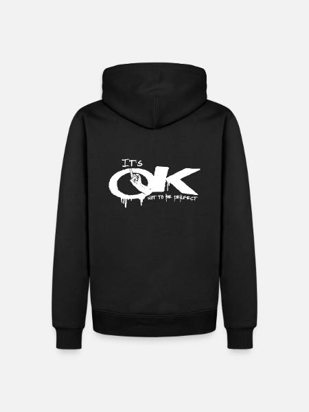 Its OK famous - Männer Premium Bio Hoodie - Schwarz