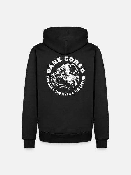 Cane Corso - Sweat à capuche Premium bio Homme - noir