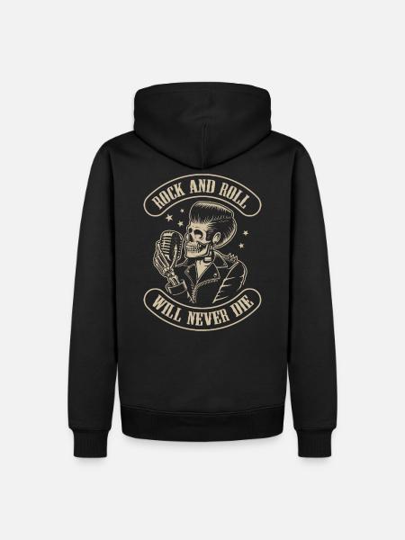 Rock n Roll - Rockabilly - Men’s Premium Organic Hoodie - black