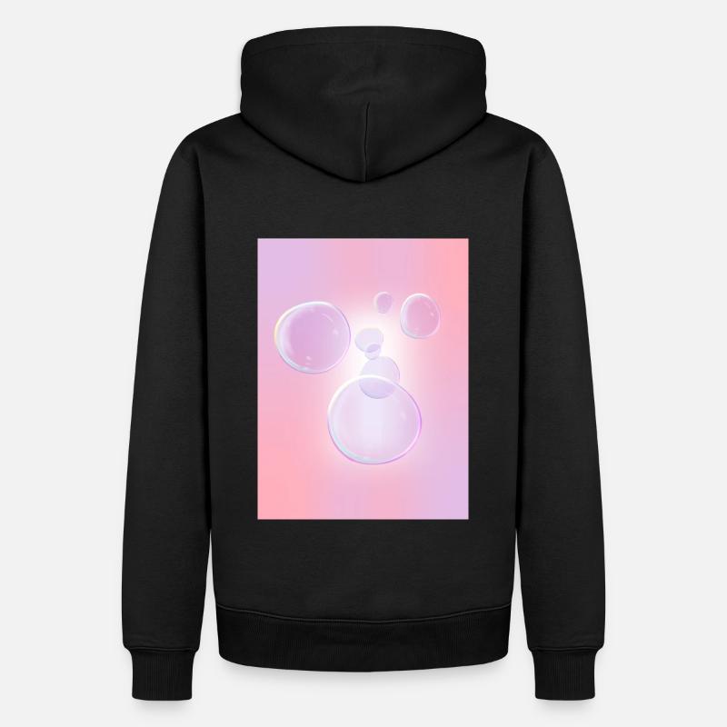 Mengdesigns : Vers la lumière - Sweat à capuche Premium bio Homme - noir